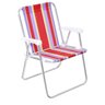 Cadeira de Praia Alumínio Dobrável 2 Un. com Guarda-Sol 1,6M - 5