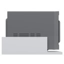 Ver mais imagens de Kit 04 Suportes Suspensos Para Micro-ondas Forno 60x40 cm Class L03 Branco - Lyam Decor