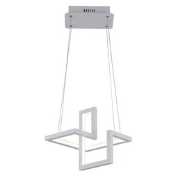 Luminária Pendente Led Moderno Unlimit M2 33W 4000K Luz Neutra Bivolt: Branco - 1