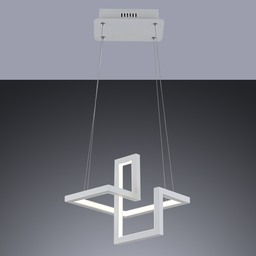 Luminária Pendente Led Moderno Unlimit M2 33W 4000K Luz Neutra Bivolt: Branco - 2