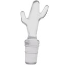 Ver imagem 2 de 12 Tampas Vedantes para Garrafas de Vinho 8x2cm Cactus Pvc Rolha Transparente