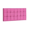 Ver imagem 1 de Painel Espanha Estofada Casal 140cm Corino Pink