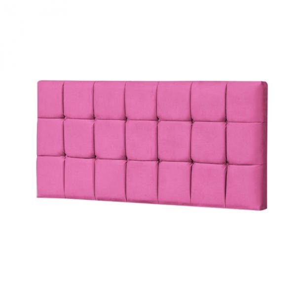 Painel Espanha Estofada Casal 140cm Corino Pink - 2