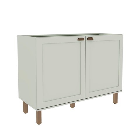 Balcão Cozinha 120 cm 2 Pts Iluminata Verde Mint sem Tampo