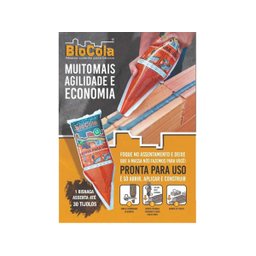 Kit 6 Massa Pronta Blocola Cimento Bisnaga 3kg Tijolo/bloco - 4