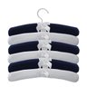 Kit Cabide 100% Algodão para Roupinha de Bebê Marinho - 18 Unidades - 1