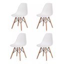 Ver imagem 4 de Kit Mesa Jantar Eames Eiffel 90cm + 4 Cadeiras Eames Eiffel Branca