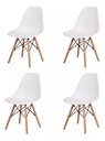 Ver imagem 4 de Kit Mesa Jantar Eames Eiffel 90cm + 4 Cadeiras Eames Eiffel Branca