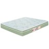Colchão Casal Castor Sleep Max Espuma D33 Branco e Verde 25x138x188 - 1