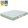 Colchão Casal Castor Sleep Max Espuma D33 Branco e Verde 25x138x188 - 2