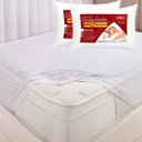 Ver imagem 1 de Kit 2 Travesseiros Ortobom Casadinho Fibra Siliconizada e Espuma Siliconada 65 X 45cm