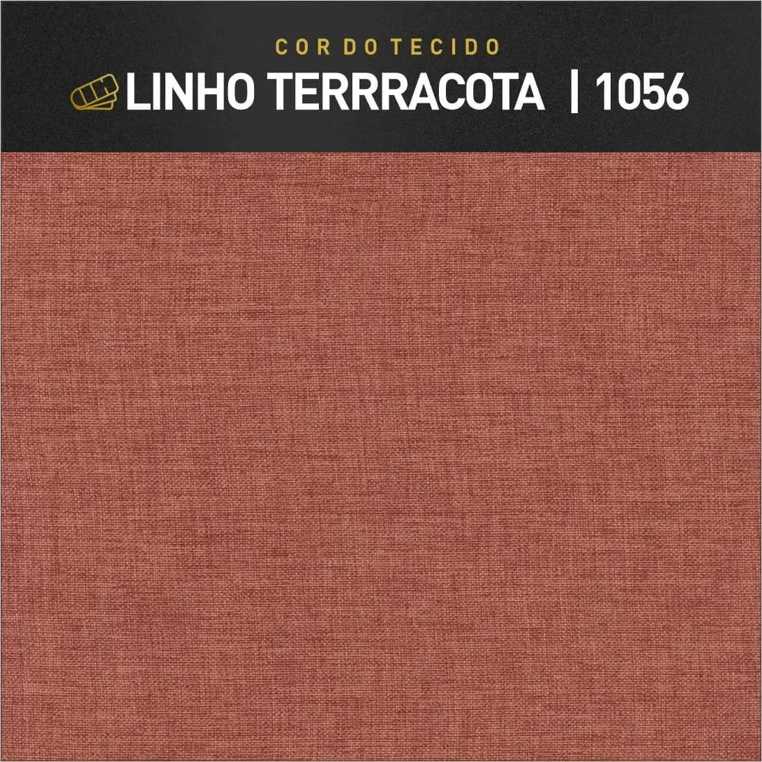 Ver imagem 4 de Poltrona Mona Luxo Madeira Maciça Tecido Linho:linho Terracota