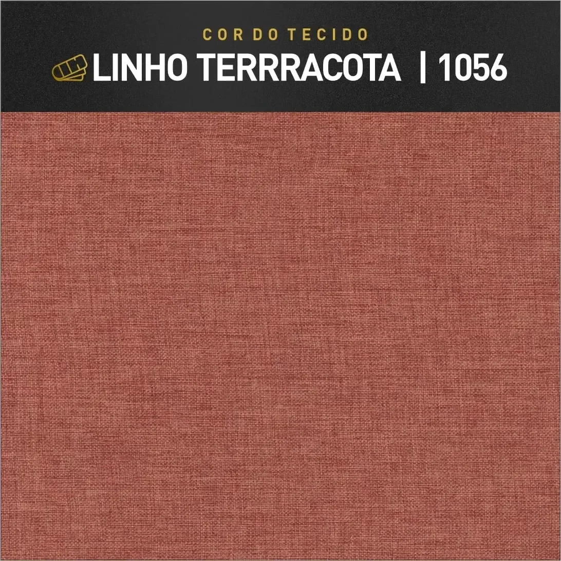 Ver imagem 4 de Poltrona Mona Luxo Madeira Maciça Tecido Linho:linho Terracota