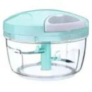 Mini Processador Triturador de Alimentos com 3 Lâminas 500ml:azul