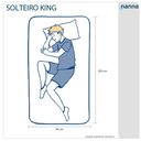 Ver imagem 3 de Cama Box Branca + Colchão Solteiro King Ortopédico San Gabriel Branco Espuma D33 One Pillow