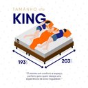 Ver imagem 7 de Conjunto Box Baú Marrom Luanda Branco Espuma D28 King 193x203x69 - King House