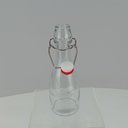 Ver imagem 2 de Garrafa de Vidro 250ml Transparente 21x7x7cm Água Suco Geladeira Bebidas Tampa