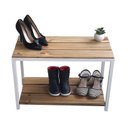 Ver imagem 2 de Sapateira Banco Strassis Design Sd-5007 Branca