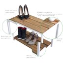 Ver imagem 7 de Sapateira Banco Strassis Design Sd-5007 Branca