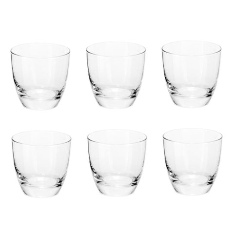 Jg 6 Copos Baixo Lyric em Vidro 370ml