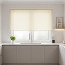 Ver imagem 1 de Persiana Horizontal Pvc Evolux 100cm X 160cm Cortina Sala Cozinha Quarto - Bege