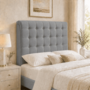 Ver imagem 2 de Cabeceira Ana Estofada Suede p/ Cama Box Casal Queen 160cm Quarto