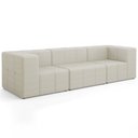 Ver imagem 1 de Sofá 3 Lugares para Sala Living Modular 264cm Lancaster F04 Linho Cru - Lyam Decor