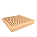 Ver imagem 7 de Cama King 2,01m Cabeceira 3,50m e 2 Mesas sob Medida em Mdf Cor:carvalho Malva