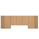 Ver mais imagens de Cama King 2,01m Cabeceira 3,50m e 2 Mesas sob Medida em Mdf Cor:carvalho Malva