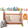 Adesivo Decoração Quarto Infantil de Criança Cidade Feliz - 3