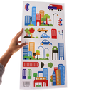 Ver imagem 6 de Adesivo Decoração Quarto Infantil de Criança Cidade Feliz