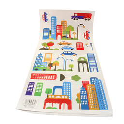Adesivo Decoração Quarto Infantil de Criança Cidade Feliz - 8