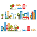 Ver imagem 1 de Adesivo Decoração Quarto Infantil de Criança Cidade Feliz