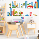 Ver imagem 2 de Adesivo Decoração Quarto Infantil de Criança Cidade Feliz