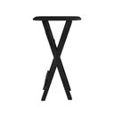 Ver imagem 3 de Mesa Bistrô Bar 45x54cm Dobrável em Madeira Maciça - Preto - Preto