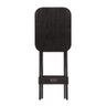 Mesa Bistrô Bar 45x54cm Dobrável em Madeira Maciça - Preto - Preto - 4