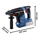 Ver imagem 2 de Martelete Rompedor À Bateria 18v Gbh 187-li sem Bateria Bosch