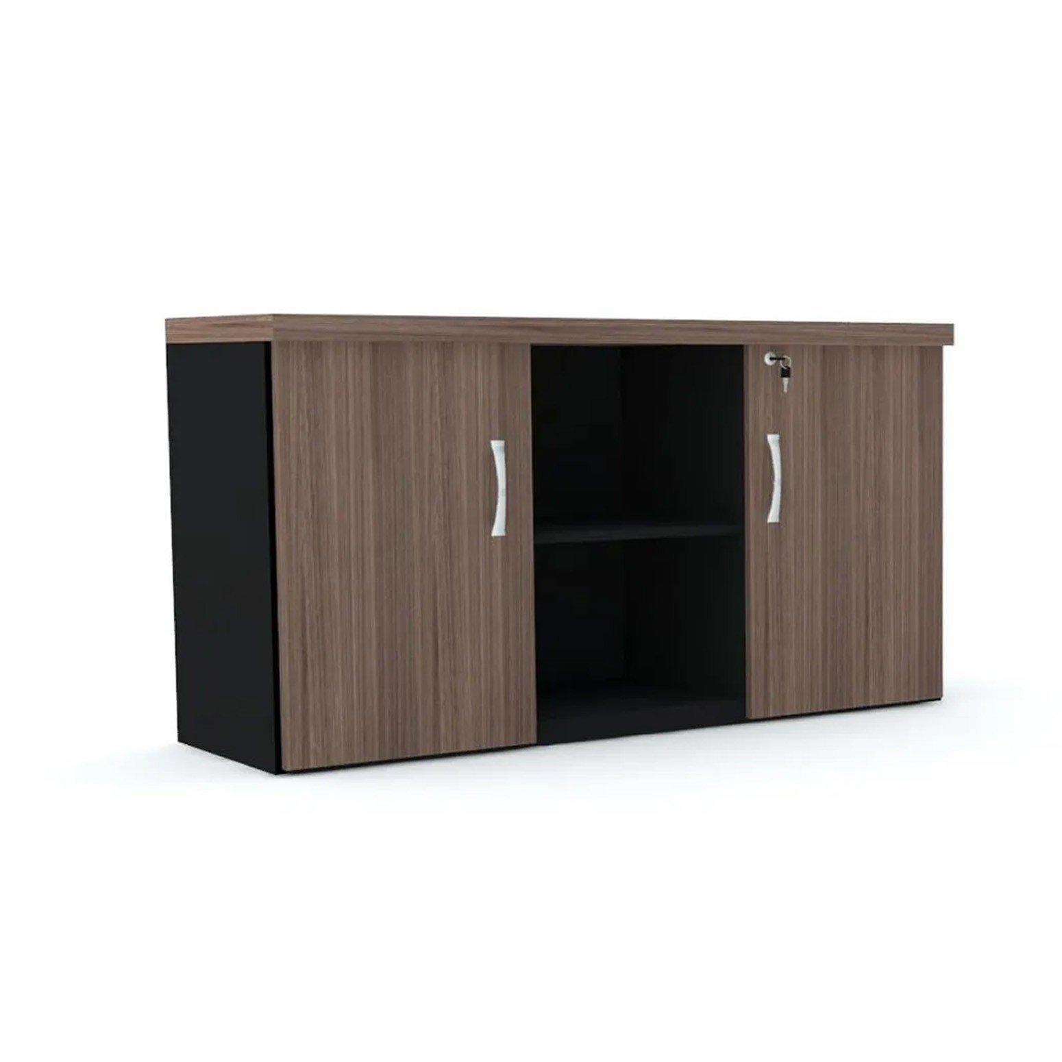 ARMÁRIO CREDENZA 2 PORTAS PANDIN PE40 - WALNUT CREDPE40 - 1