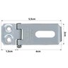 Dobradiça Fecho Trinco Porta Cadeado 4cm + Cadeado 20mm para Portão Gaveta Armário - 2