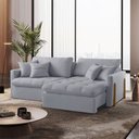 Ver imagem 1 de Sofá Cama Lisboa Retrátil e Reclinável 180cm Braço 10cm Meu Sofá Online