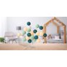 Luminária de Mesa Árvore de Luz Estilo Bonsai com Bolinhas Bivolt (aqua) - 2