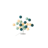 Luminária de Mesa Árvore de Luz Estilo Bonsai com Bolinhas Bivolt (aqua) - 1