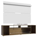 Ver imagem 5 de Rack Madesa Cancun e Painel para Tv até 65 Polegadas - Rustic/branco