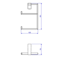 Ver imagem 2 de Papeleira Deca Dupla Liv Cromado