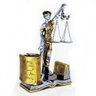 Dama Da Justiça Direito Têmis Resina - Porta Caneta - 24,5cm Inove Fácil - 1