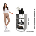 Ver imagem 2 de Estante Organizadora com Rodízios Cor Branca