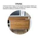 Ver mais imagens de Conjunto 2 Peças Painel Slim e Rack Lumina Fita LED Embaixo do Tampo