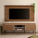 Ver imagem 1 de Conjunto 2 Peças Painel Slim e Rack Lumina Fita LED Embaixo do Tampo