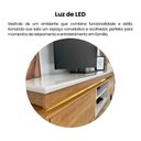 Ver imagem 7 de Conjunto 2 Peças Painel Slim e Rack Lumina Fita LED Embaixo do Tampo