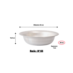 Bacia Alumínio Nº 65 - Rizzolar - 4
